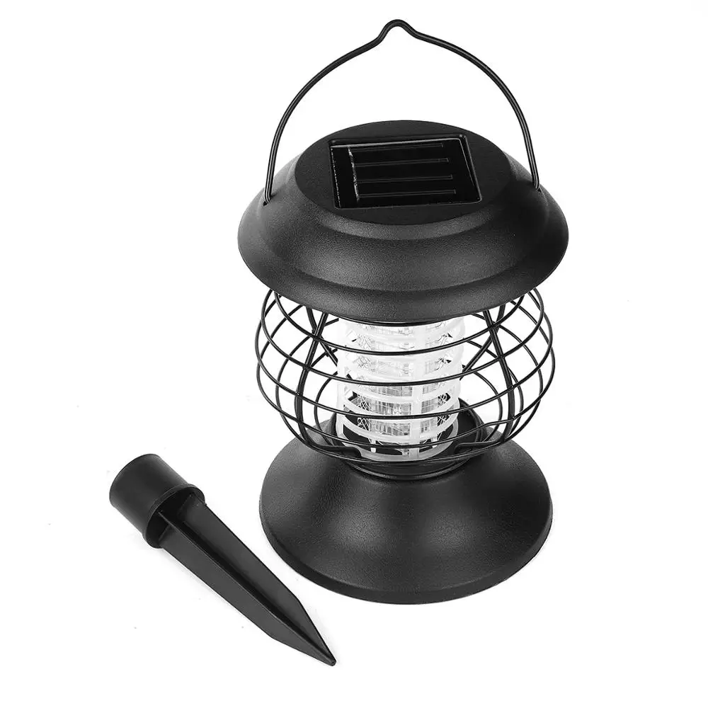 

Solar LED Garden Light UV Lamp Mosquito Repeller Insect Bug Zapper Mosquito Killer Lantern