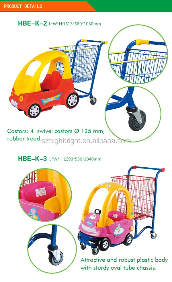 Wholesale Supermarket Grocery Kids Shopping Trolley Child Shopping