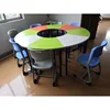 Group learning student table chair free combination school desk chair combo