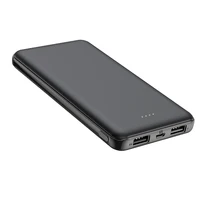 

Dual port mini slim 10000mah power bank mobile charger powerbank