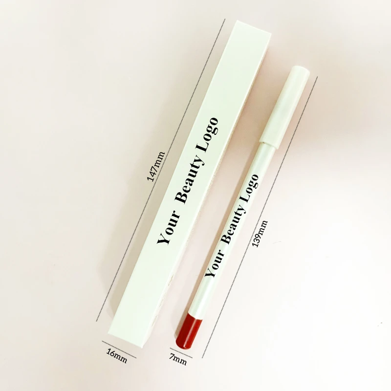 

New Arrival Hot-selling Shiny Case Matte Glitter Lip Liner High Quality Cruelty Free Vegan Waterproof Lip Liner Cosmetics