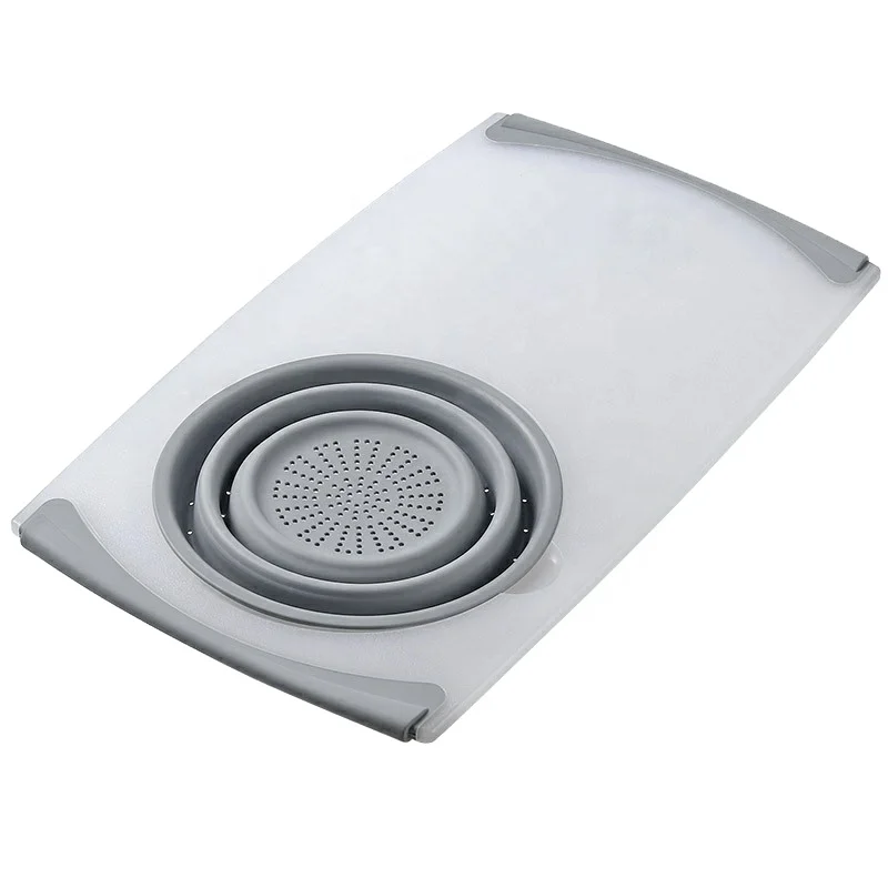 

Kitchen filter collapsible colander outdoor folding silicone drain basket plegable cocina foldable strainer silicona cocina