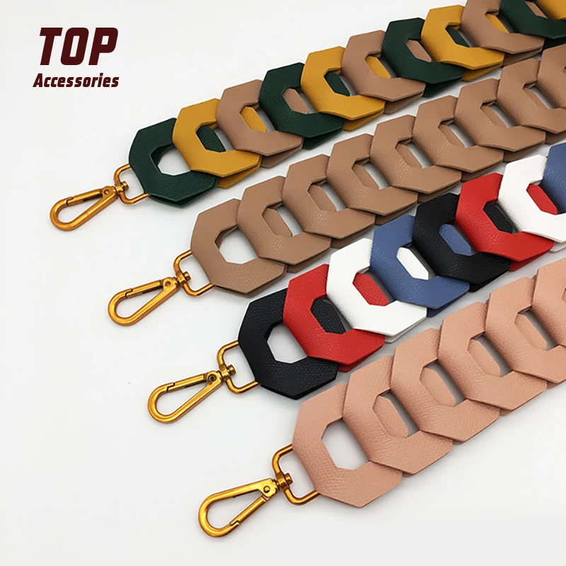 

High Quality Fashion Color Leather Bag Strap