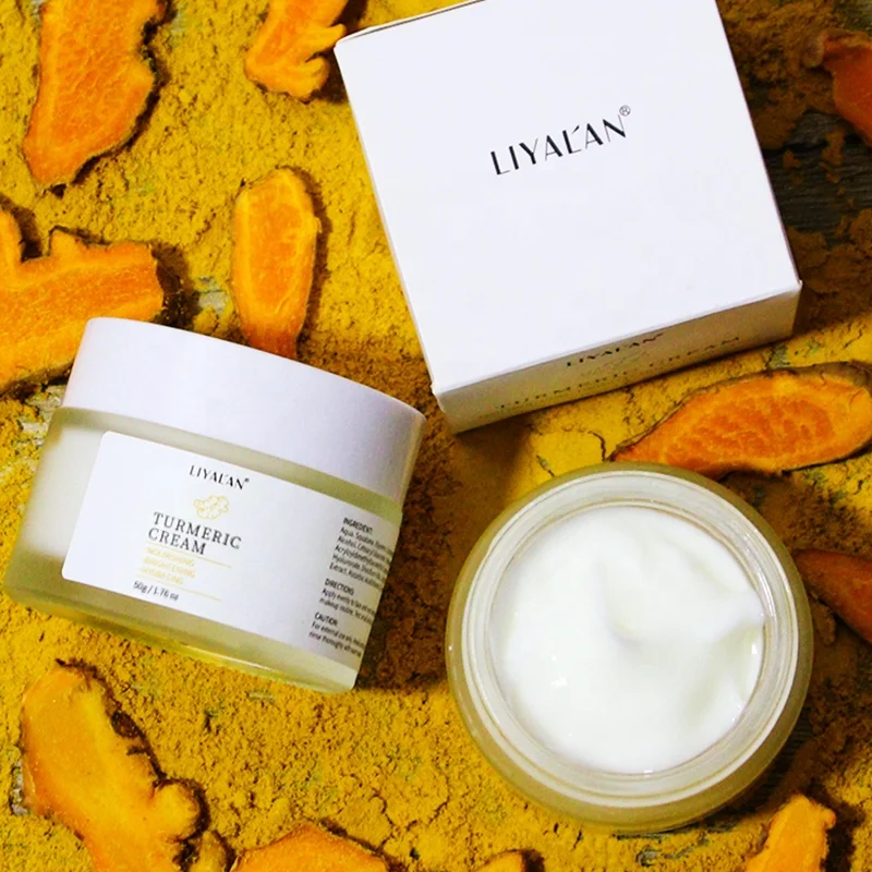 

Anti Aging Wrinkle Acne Vitamin Moisturizer Skin Whitening Turmeric Face Cream With Shea Butter