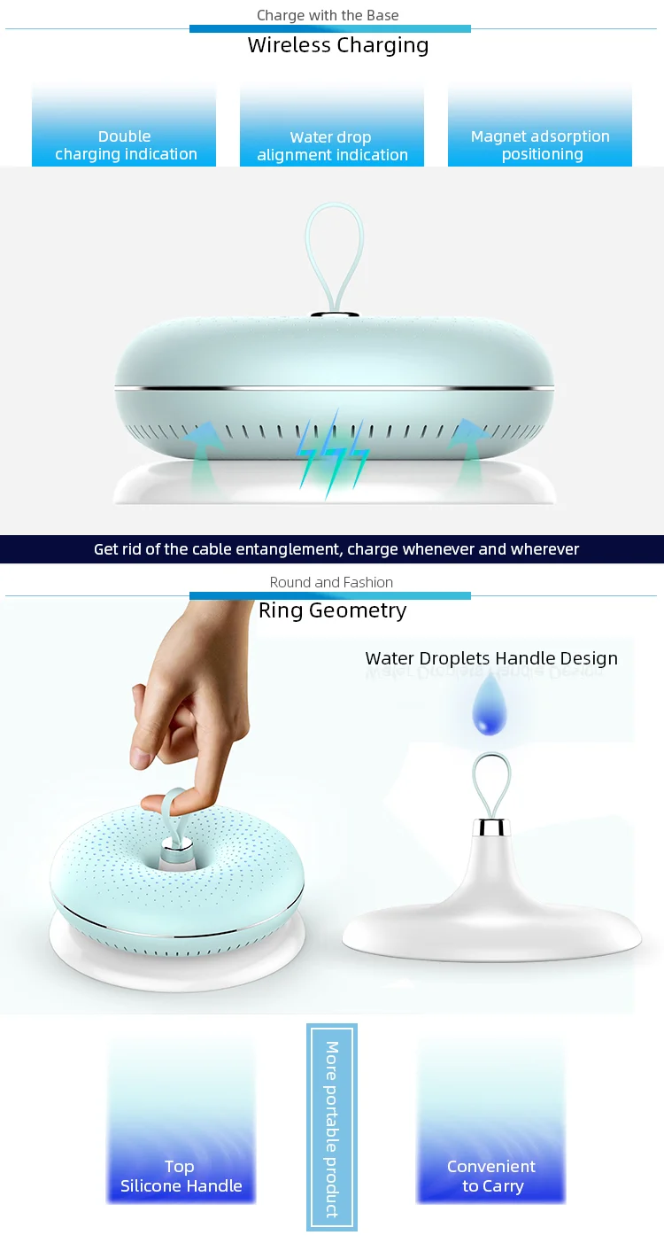 2019 New Personal Care Anti Aging Silicone Facial Cleaner Massager Machine with Vibrating Massage