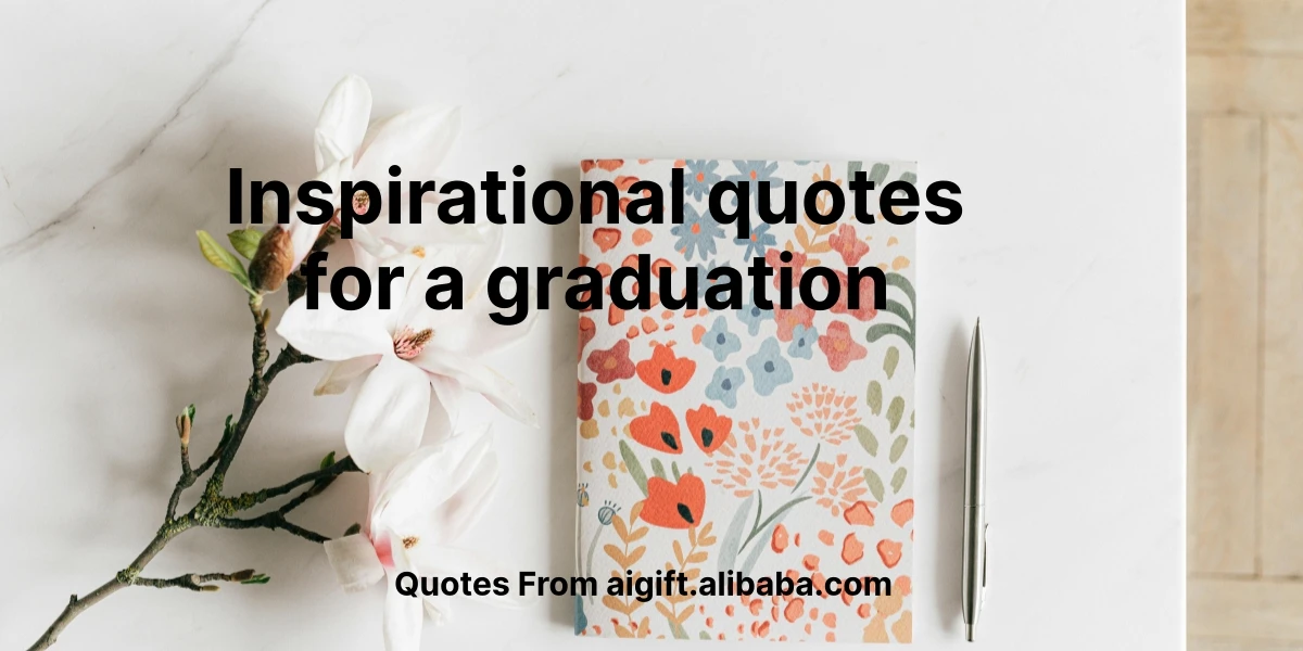 inspirational quotes for a graduation