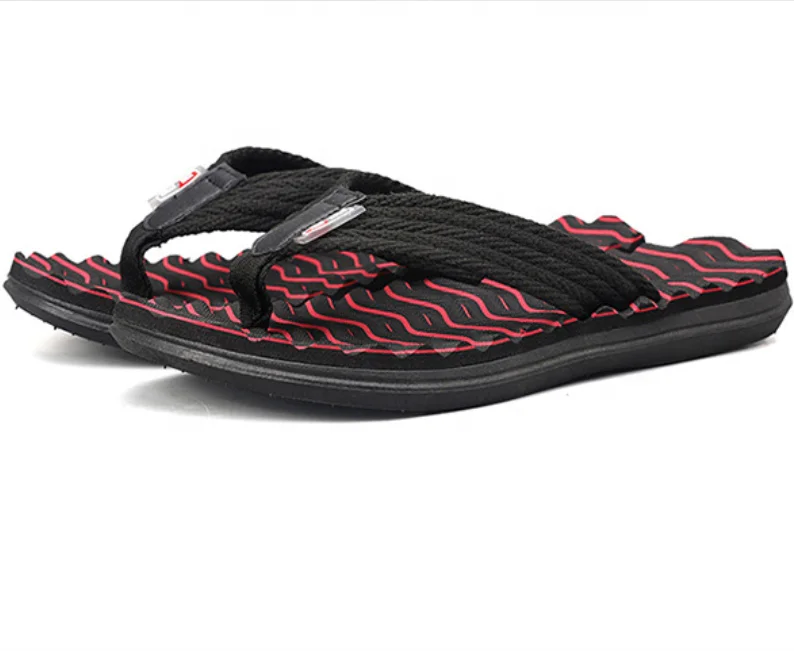 

Summer Non Slip Trend Fashion Men Beach Slippers Flip Flops
