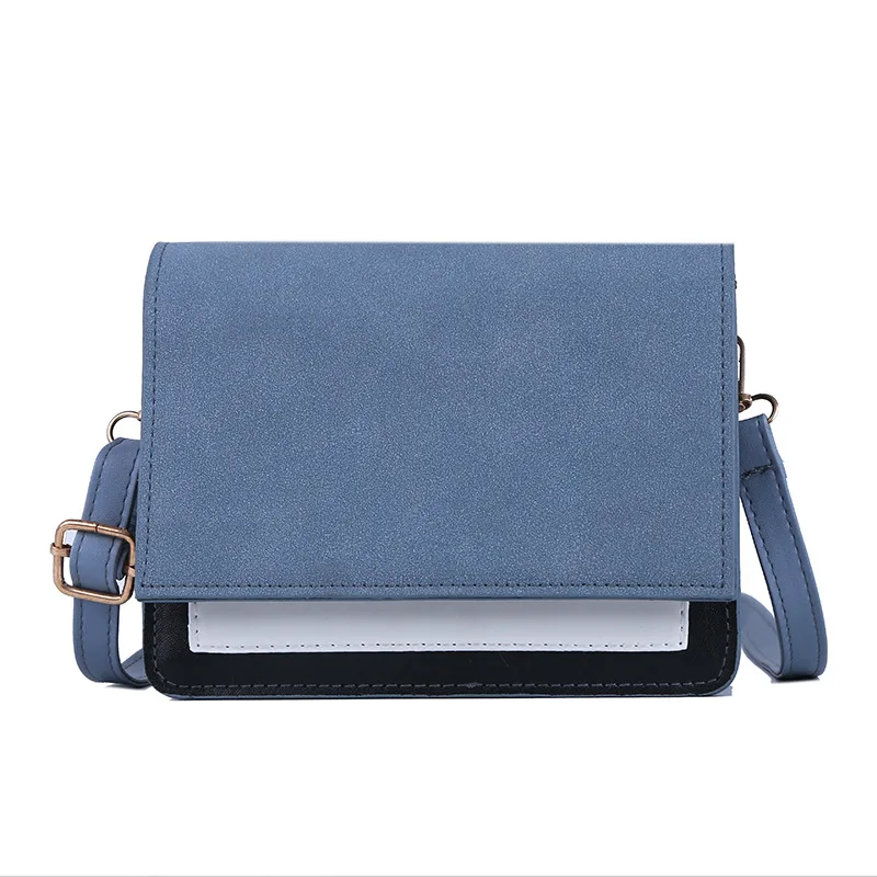 

Elegant 2021 Latest Trend Square Pendant Messenger Leather Designers Crossbody Bags Women Handbags Ladies, 4 colors