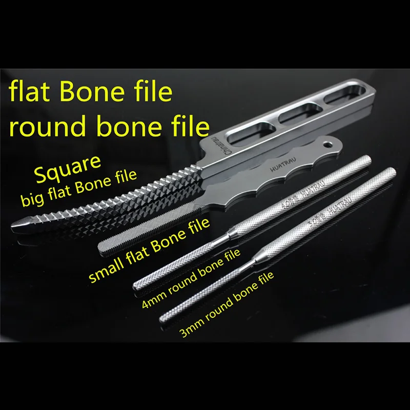 

medical small animal orthopedic instrument flat bone file round bone file Grind bone Joint bone file Patellar groove hook deepen
