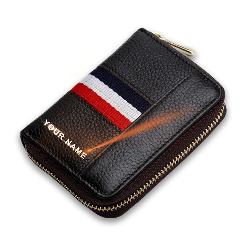 

Free Shipping Personalized Luxury Brand Thin Women Driver's License Name Credit Card Holder Purse Tarjeteros Wallet