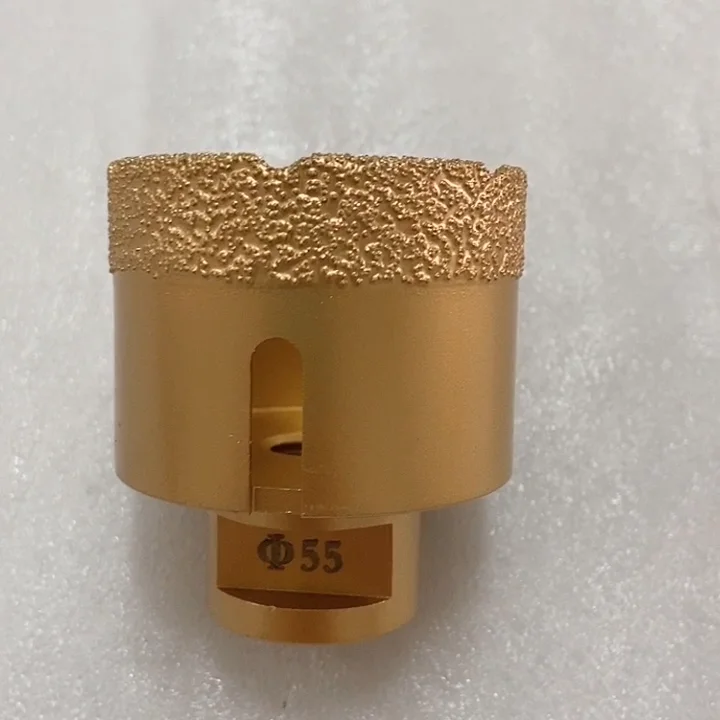 Vacuum Brazed Diamond Ceramic Tile Hole Cutter For Cutting Porcelain