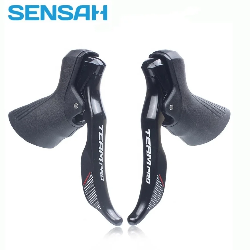 

SENSAH STI 2 x 11 Speed Double Shifters Road Bike Bicycle Lever Brake Derailleur For Shimano R5800 6800 R7000 R8000, Black