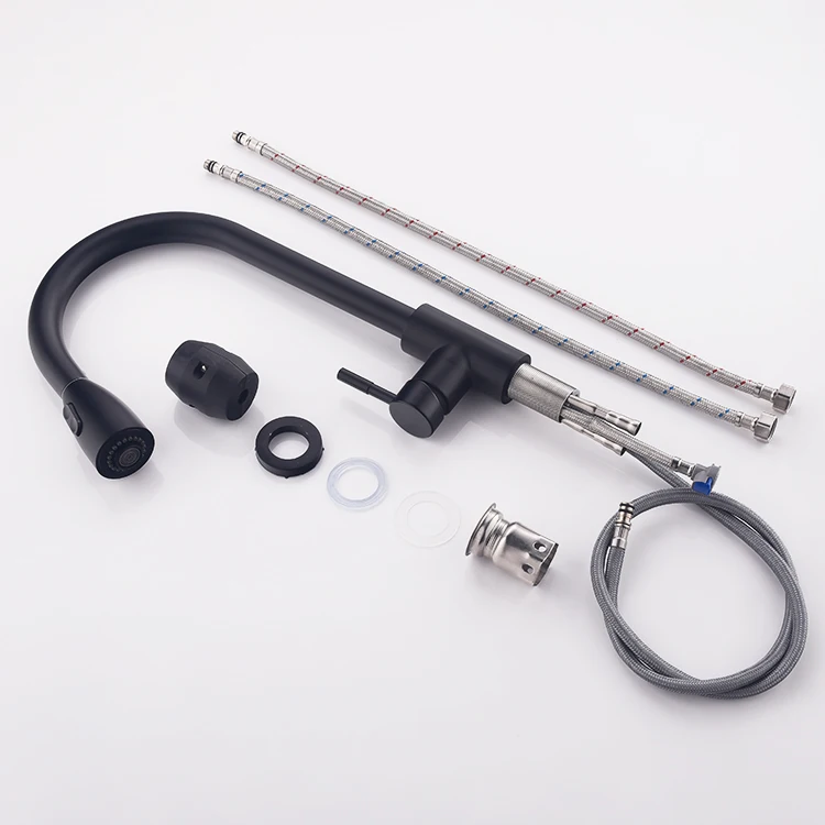 
stainless steel kitchen faucet pull out black kitchen tap hot and cold sink taps 