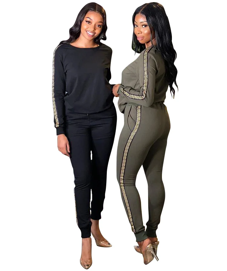 

MT58-997 hot sell women clothing casual team sportswear racing two piece tracksuit Outfits (coat+pants) 2 Piece Set