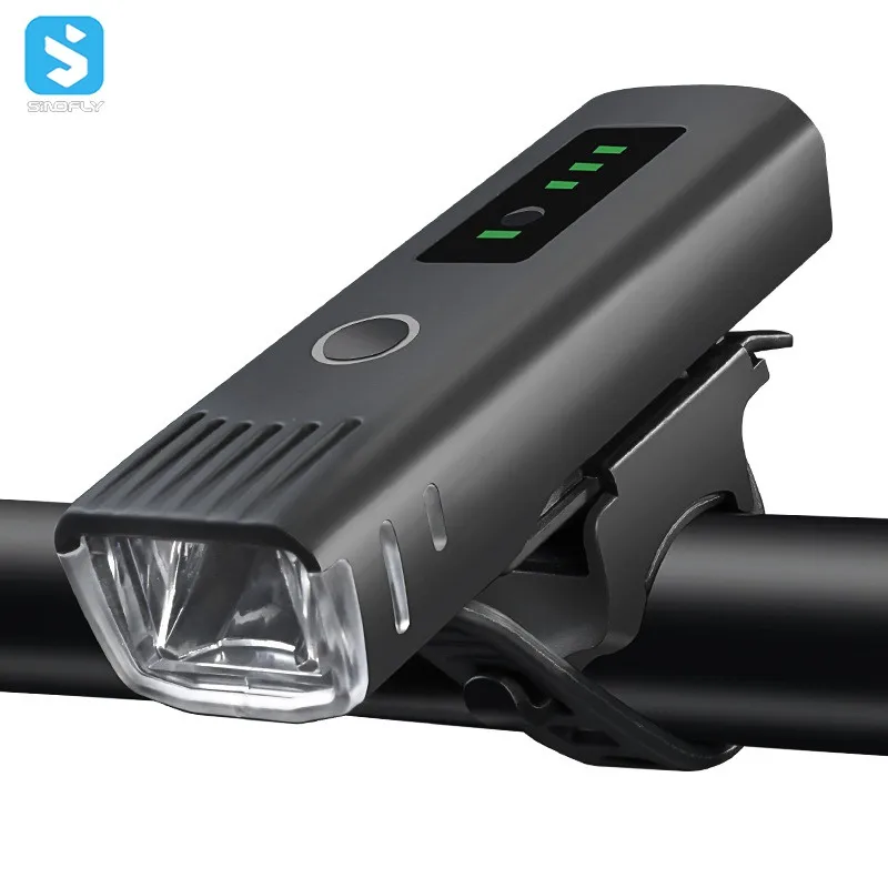 

Outdoor Smart Night Riding Bike Light Hot Sales Waterproof Bike Accessories Bicycle Led Front Lamp Set, Black