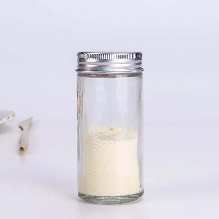 

Seasoning glass jar 100ml Round Clear Empty Pepper Glass Spice Jars Container, Clear, also can be customized