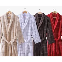 

Bath Robe 100% Cotton Thickening Long Super Soft Wholesale Unisex Bathrobe