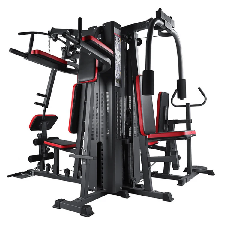 

premium luxury fitness equipment home office sport exercise gym resistance set customized logo comprehensive training machine, Black