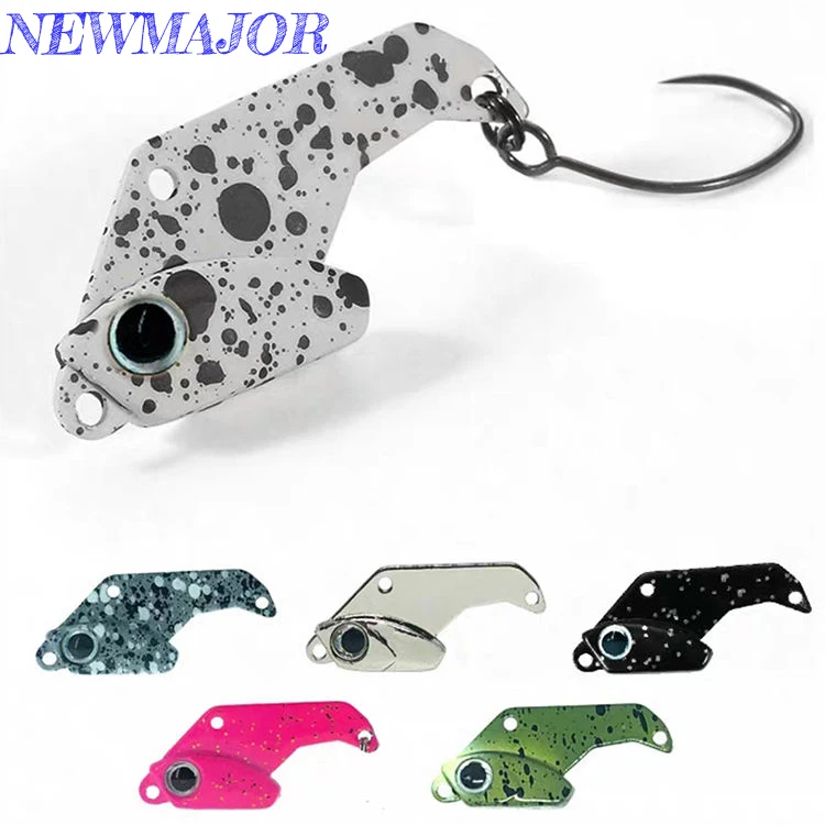 

NEWMAJOR 28mm & 33mm Multi-Color Hard Casting Swimming Bait 2.8g & 4.5g Sinking Vib Lures with Metal Sequins for River Fishing