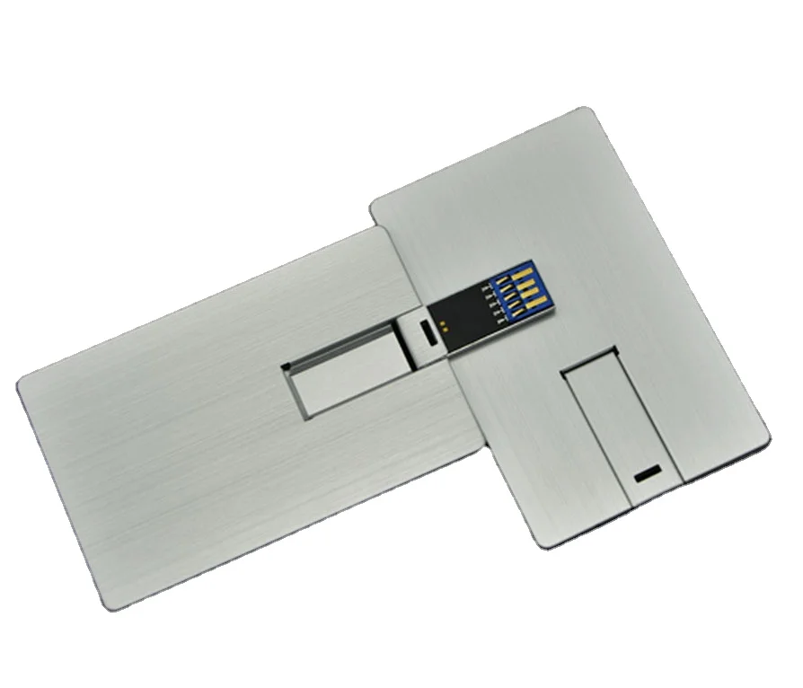 

Metal Credit Card USB Flash Drive 32G Pendrive 64G USB Stick 16G 8G Flash Drive Memory stick Bank Card Pen Drive 128gb