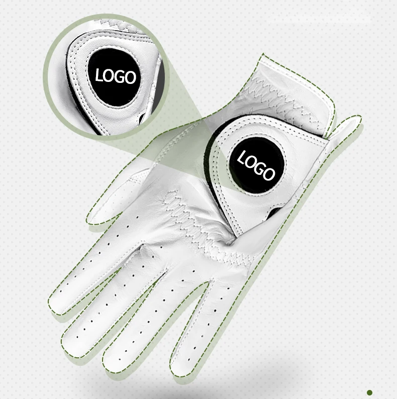 

golf glove in cabretta leather and synthetic leather/microfiber/custom/personalized for right and left hand