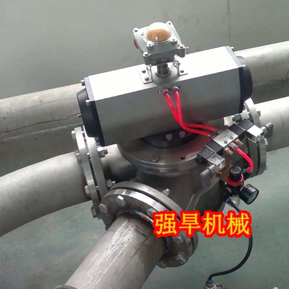
3-way valve for powder conveying 