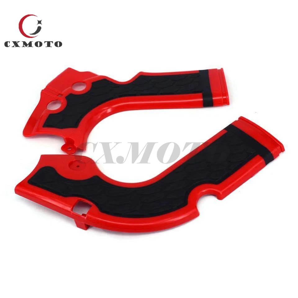 Red Acerbis Xgrip Frame Guard Fairing Covers Protector For Honda Crf