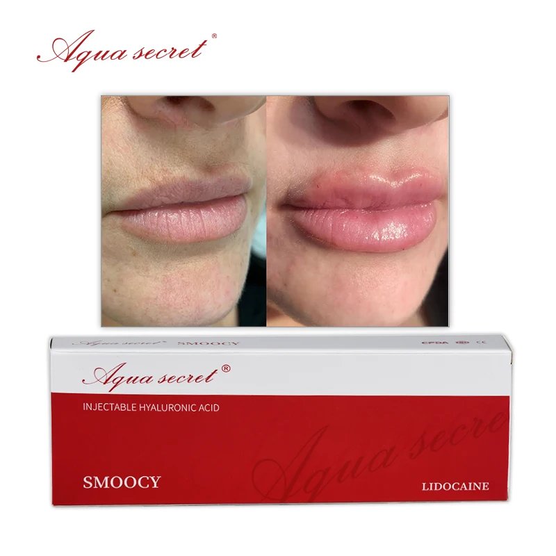 

Aqua Sceret smoocy 1ml 2ml buy price injectable liquid hyaluron hyaluronic lip dermal filler for lips online