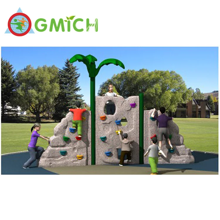 

high quality outdoor climb wall play children amusement playground for kids game toys climbing walls equipment JMQ-1923106, Green ,yellow,blue,red,gray etc