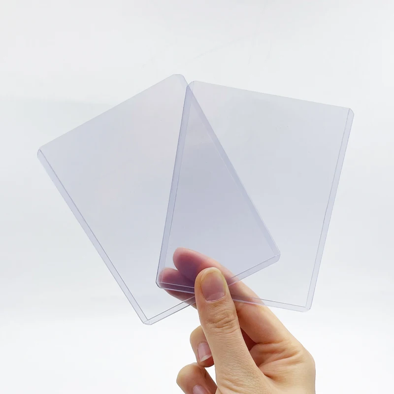 

RTS Plastic PVC Toploader Collect Rating Card Holders For Game Card ,Baseball, Football And Basketball Trade, Transparent
