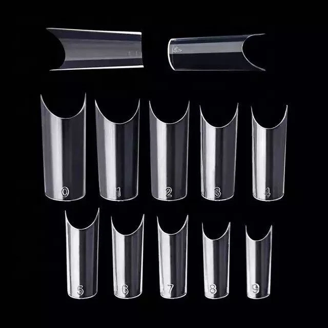 
High Quality U shape Full Cover Nail Tips Curved Ultrathin Nail Tips for Nail Extension 