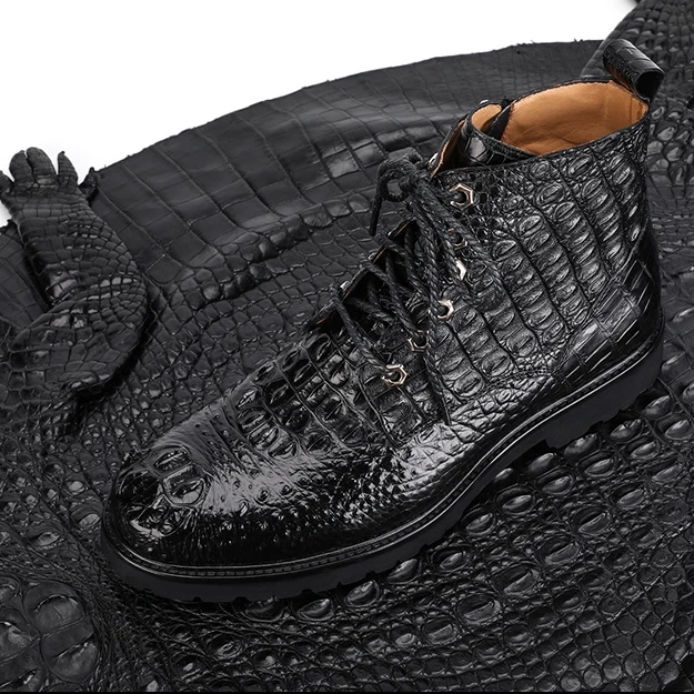 

Mens fashion casual shoes mens crocodile shoes leather men's shoes crocodile