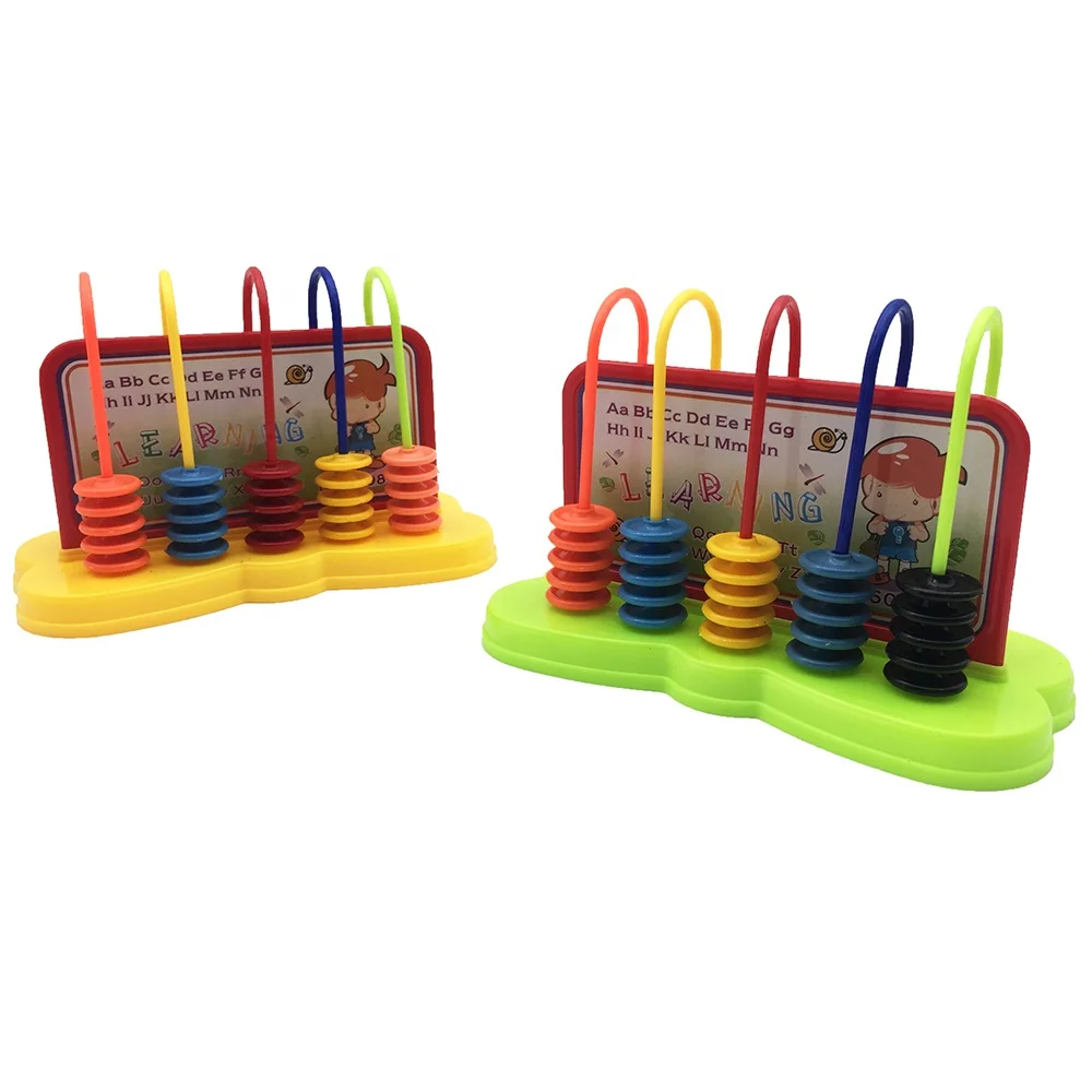 
Childrens Early Learning Math Counting Plastic Educational Funny Abacus Toy 