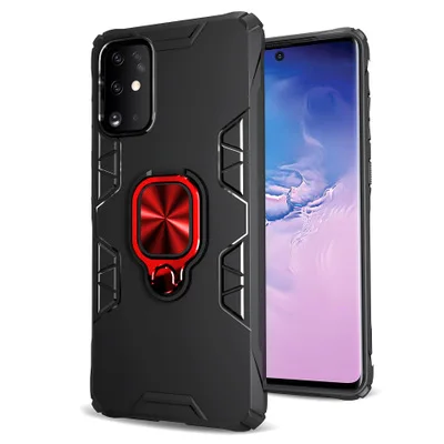 

2020 New King Kong 360 Metal Magnetic Ring Kickstand TPU Armor Shockproof Phone Case For Samsung S20 Plus, Multiple colors
