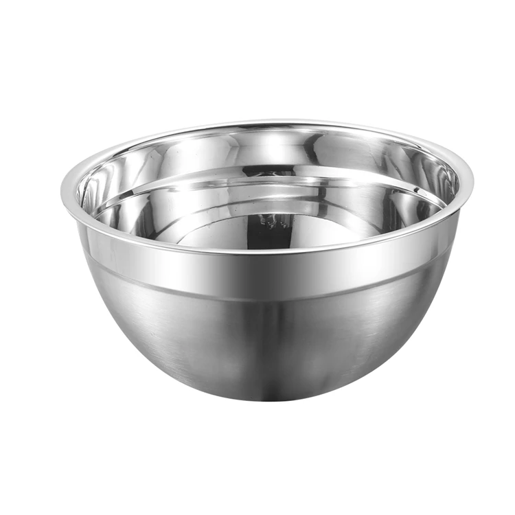 

Salad Bowl for Cake Baking or Fruit Metel Bowl Set Staineless Steel Mixing Bowl