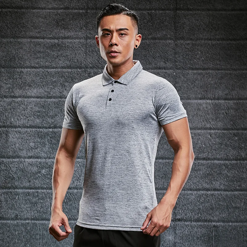 

Onlien Shopping Customized Short Sleeve men's polyester dry fit man Tennis Golf Polo t-shirt Shirts