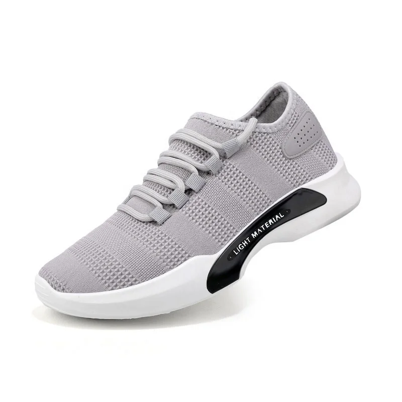 

2019 Fashion Design Men Breathable Sneakers High Quality Sport Shoes, Grey,black,white