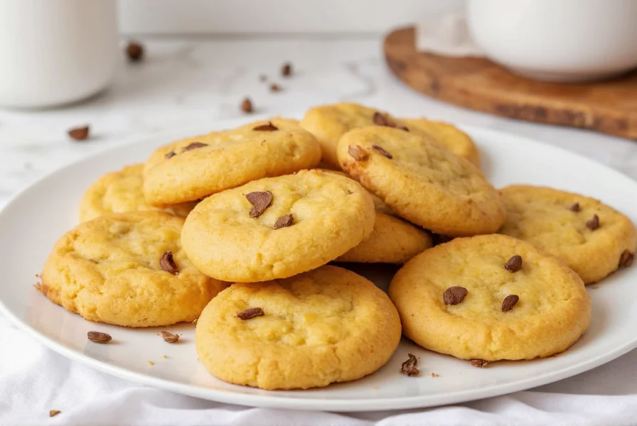 Close-up of golden Scandinavian cardamom cookies on white plate with cardamom pods scattered around