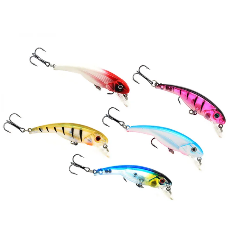 

Wholesale 6 Colors 1Pcs Minnow Fishing Lures Wobbler 10cm 6.3g Iscas Artificial Plastic Hard Bait 3D Eyes Crankbait Bass Pesca