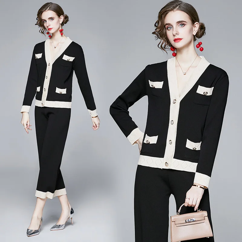 

In stock 2021 winter long-sleeved fashion all-match pants new arrivals elegant apparel Casual apparel wholesale ladies fashion