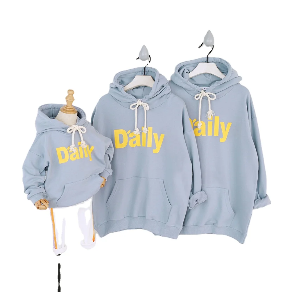 

Factory supply parents and children hooded sweatshirt kids and adult cotton hoodies for unisex, As picture