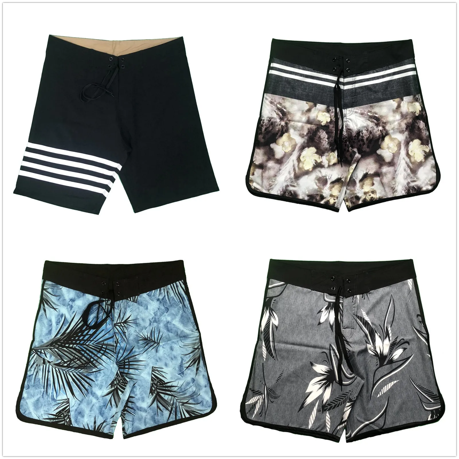 

Wholesale Quick Dry Short Boardshorts 4 Way Stretch Recycled Blank Logo Beach Board Shorts