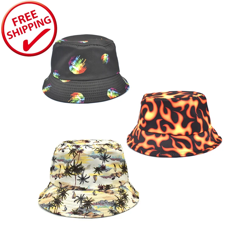 

Embroidery Travel Fisherman Leisure Wide Brim Summer Cap Hip Hop Hat Wholesale Bucket Hats, Colorfuls