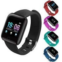 

Cheaper Price for Smart Watches 116 Plus 1.3inch Screen Smart Watch Sport Fitness Bracelet IP67 Smartwatch vs dz09 M4