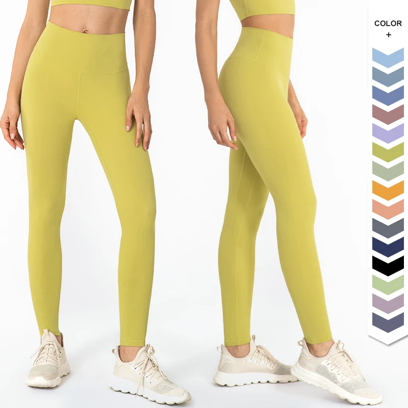 

Custom Logo High Waisted Leggings for Women Sueded Soft Athletic Tummy Control Pants for Running Gym Yoga Workout Women