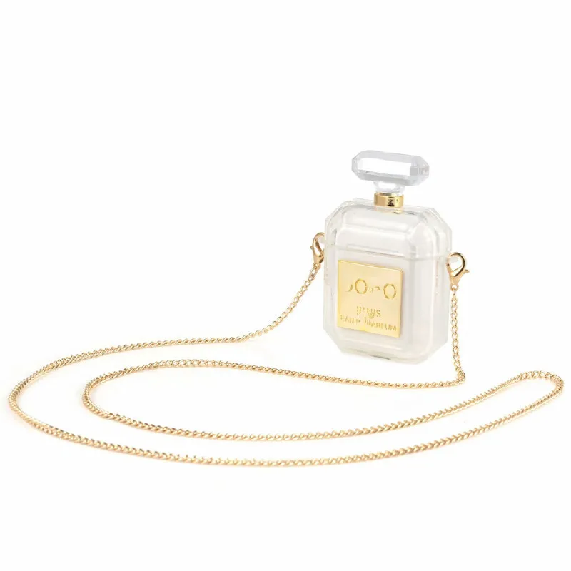 Parfum de luxe cocoo Conception AirPods &Eacute;tui De Protection En Silicone AirPods Cas Compatible avec airpods Parfum protecteur bo&icirc;te carr&eacute;e - ANKUX Tech Co., Ltd