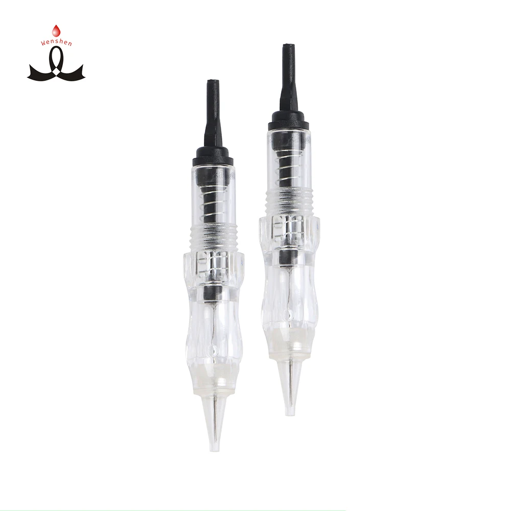 

Private Label Tattoo Needle Permanent Makeup Black Pearl 3.0 Machine Needle For 3D Microblading Academy, Transparent