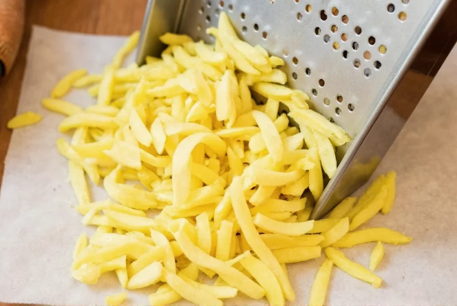 Microplane grater with fresh ginger shreds