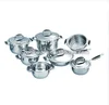 hot sell with high quality 13pcs stainless steel cookware set /cooking pot /fry pan with non stick