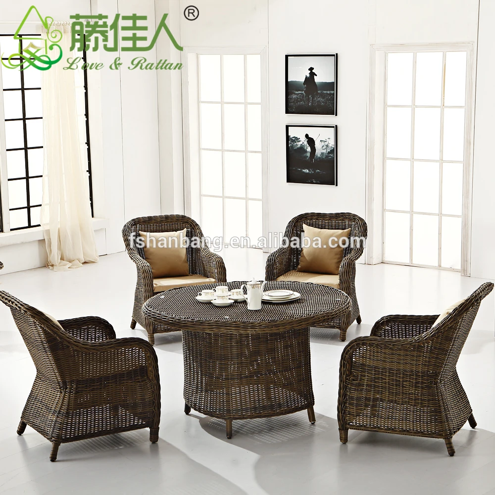 Rattan Outdoor Furniture Patio Wicker Sectional Sofa Set